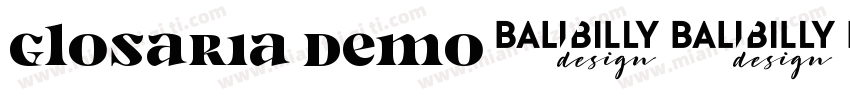 Glosaria Demo字体转换